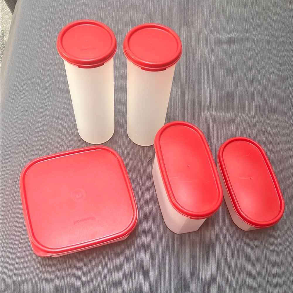 VINTAGE TUPPERWARE MODULAR MATE FOOD STORAGE SET